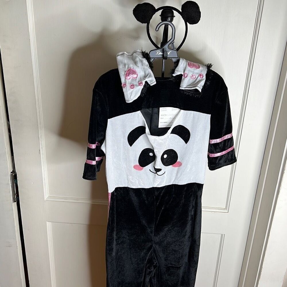 Dreamgirl Panda Costume 3 Piece Jumpsuit New Medium
